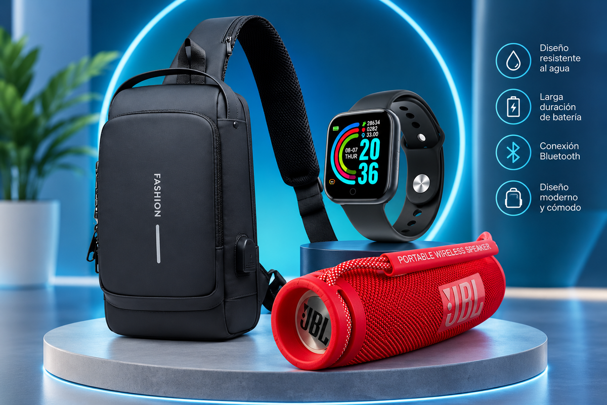 PARLANTE CHARGUE 6+Y68+BOLSO ANTIRROBO