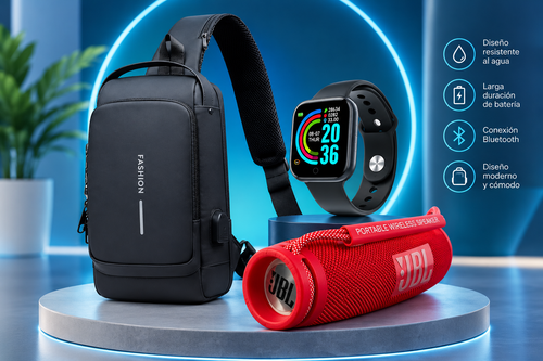 PARLANTE CHARGUE 6+Y68+BOLSO ANTIRROBO