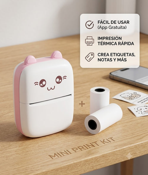 Mini Impresora Térmica Portátil Bluetoot